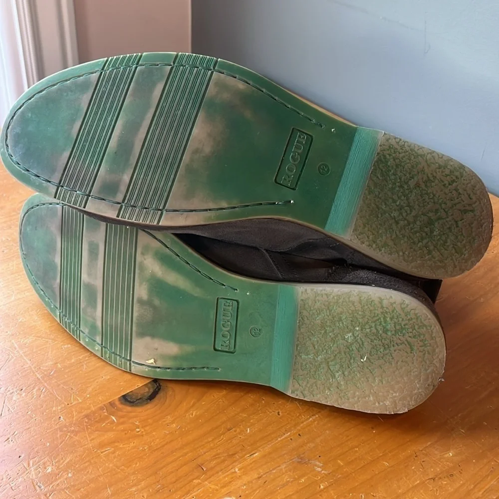 🇪🇸🥑Rogue suede chukka boots lace up charcoal gray green size 12